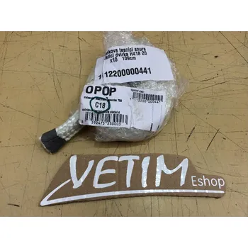 Příslušenství ke kotli Vetim H 418V šňůra 2x1cm čistících dvířek 109cm