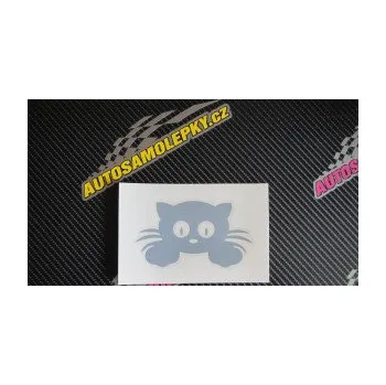 Samolepící dekorace SAMOLEPKA Kočka 007 levá (10 - červená) NA AUTO, NÁLEPKA, FÓLIE, POLEP, TUNING, VLASTNÍ TEXT, TISK, AUTOSAMOLEPKY.cz, POLEPY, OBRÁZEK, LOGO, SAMOLEPKY