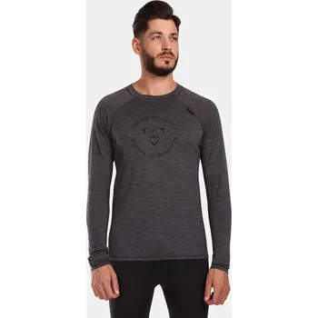 Pánské termoprádlo Pánské merino triko KILPI Mavora šedé Velikost: M