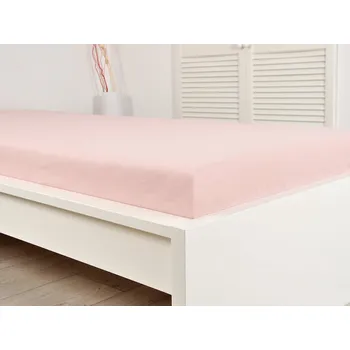 Prostěradlo B.E.S. - Petrovice, s.r.o. Prostěradlo FROTÉ dětské - Starorůžová Rozměr: 70 x 140