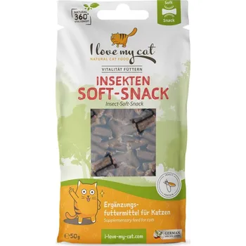Pamlsek pro kočku I love my Cat Pamlsky s hmyzem pro kočky