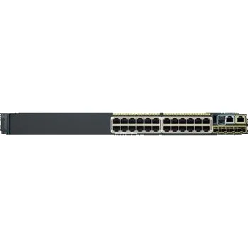 Switch Cisco Catalyst 2960S-24PS-L - Přepínač - řízený - 24 x 10 100 1000 (PoE) + 4 x SFP - Lze montovat do rozvaděče - PoE - repasovan