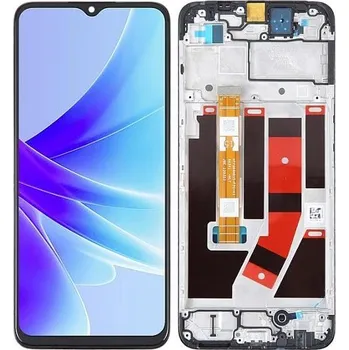 O-E-M LCD displej OPPO A57s + přední kryt ( rámeček ) - náhradní servisní díl