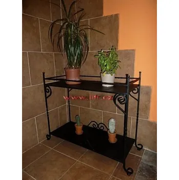 Stojan na květiny Kovaný květinový stolek Marcela