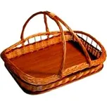 podnos s uchem velký 53x40x27cm lakovaný