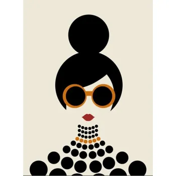 Obraz Fotoplátno 3:4 s potiskem Obraz Žena s brýlemi