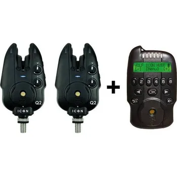 Signalizátor záběru Wolf sada hlásičů ICON Q2 2+1 HUBB (WFIC021) (Sada hlásičů z nejdostupnější řady Q2 spolu se špičkovým, multifunkčním příposlechem HUBB.)