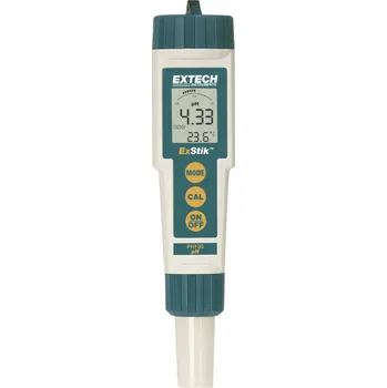Analyzátor pH metr Extech PH100 pH hodnota 0 - 14 pH Kalibrováno dle bez certifikátu
