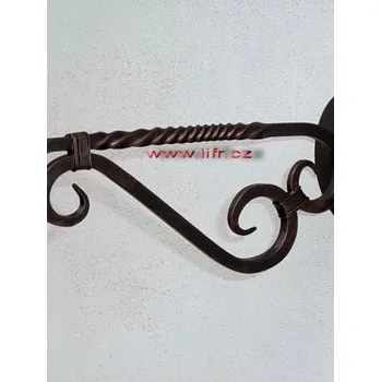 Stojan na květiny Kovaný kaček na zed