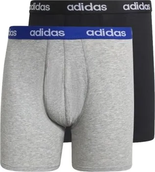 Boxerky Pánské boxerky Linear Brief 2 Pack M GN2072 - Adidas M