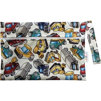 Pytel na pleny Breberky pytlík/taštička (PUL) XS - STAVEBNÍ STROJE