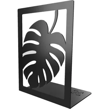 Interex design Držák na knihy LEAF / Černý matný