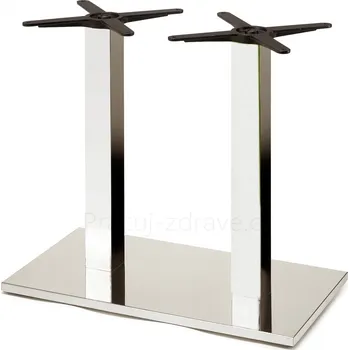 Stolová podnož Centrální stolová podnož BCS 1702-75x40 - chrom stolová základna 75 x 40 cm