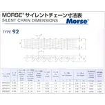 Rozvodový řetěz Morse rozpojený se spojkou SUZUKI VZ 1600 Maraud