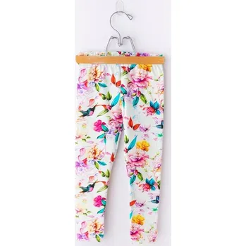 Dívčí legíny Legíny Lily Grey - Vintage garden - 98