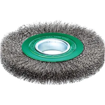 Drátěný kartáč Kulatý kartáč V4A vlnitý 200x30x0,3mm Lessmann