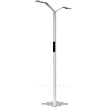 Stojací lampa Podlahová lampa Twin Linear Luctra bílá
