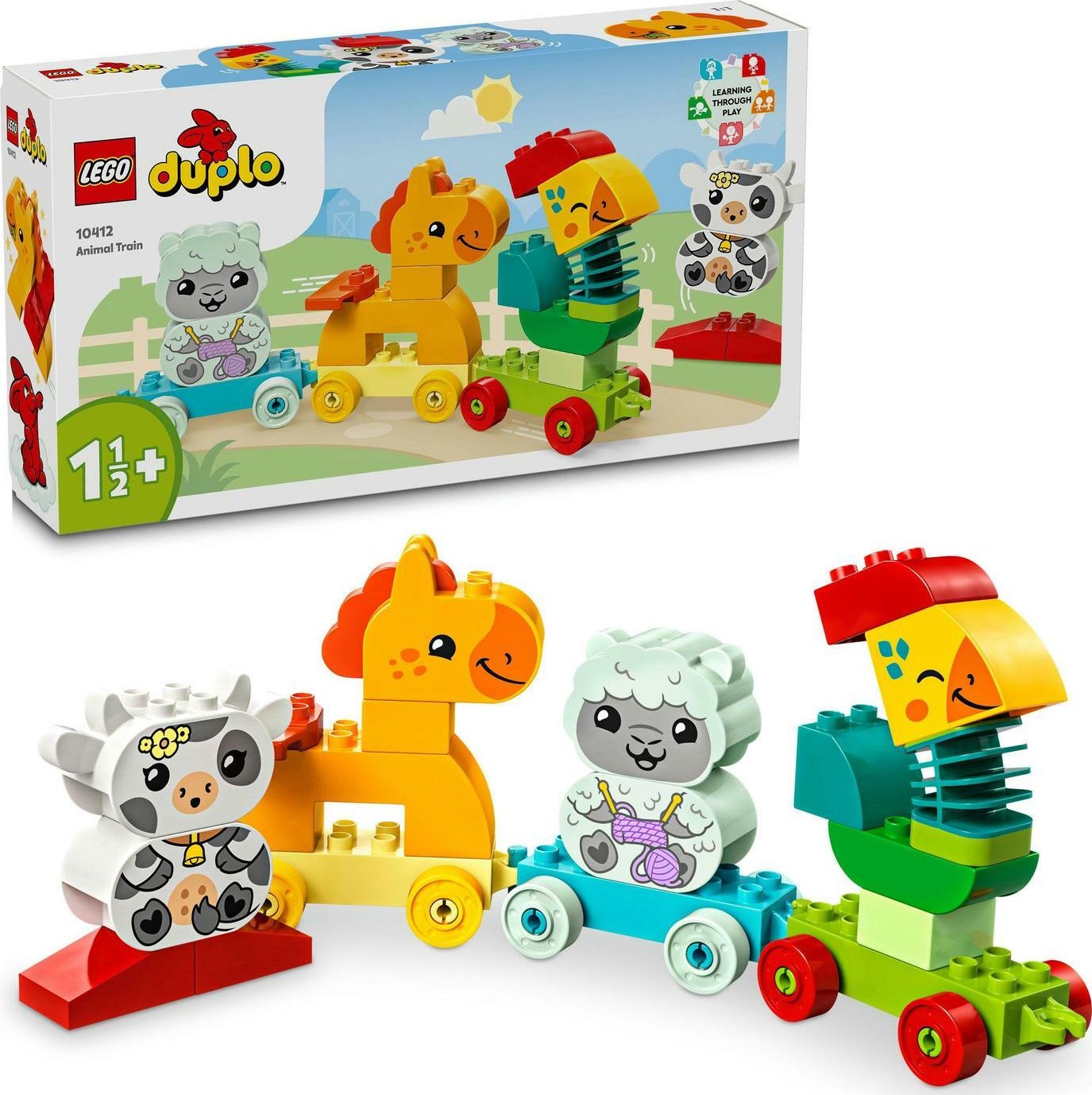 foto Stavebnice LEGO LEGO Duplo 10412 Vláček se zvířátky