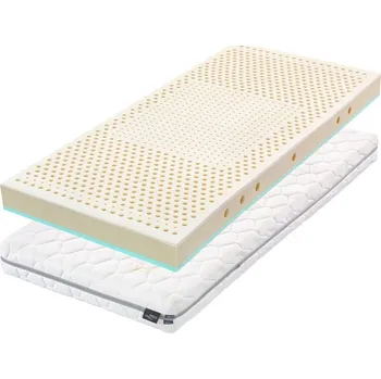 Matrace Tropico ŠÁRKA 15 cm - ortopedická matrace (i do postýlky), s bio latexem a HR pěnou + polštář Lenošek Kid jako dárek - 85 x 190 cm, snímatelný potah