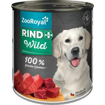 Krmivo pro psa ZooRoyal hovězí maso + zvěřina 6 × 800 g