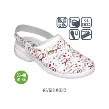 Pánská zdravotní obuv Santé GF/516 MEDIC Barva: Bílá, Velikost: 47, Stélka: Kožená