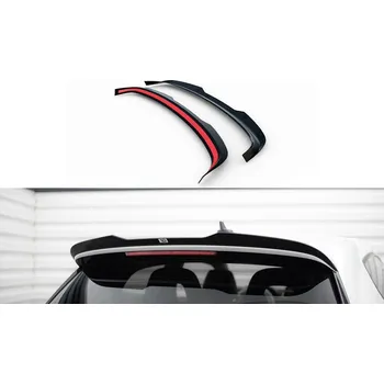 PC tuning Prodloužení spoileru Volkswagen Scirocco Mk3 Facelift černý lesklý plast