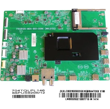 Televizor LCD LED modul základní deska Philips XLCB02B00902SX/KQ9BA4T0SX / Main board assy 715GB126-M0A-B01-006K / 704TQLPL146