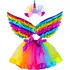 Karnevalový kostým Kruzzel Karnevalový kostým Jednorožec duhový uni
