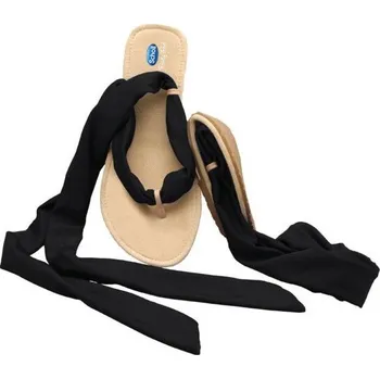 Dámská zdravotní obuv Scholl PB SANDAL dámské žabky barva černo žlutá černá 40