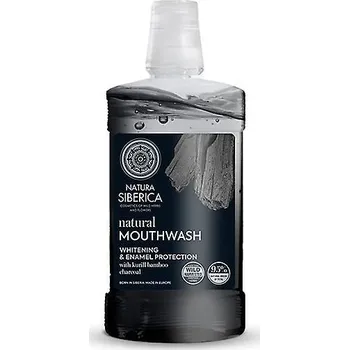 Ústní voda Přírodní ústní voda s bambusovým uhlím Natura Siberica 520 ml