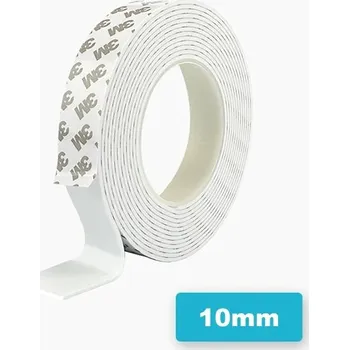 Lepicí páska 3M bílá lepící páska oboustranná pěnová 10mm 5m 2mm