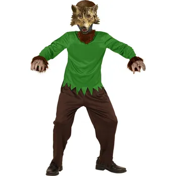 Karnevalový kostým Dětský kostým vlkodlak s maskou - Pro věk 4-5 let