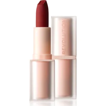 Přípravek na rty Makeup Revolution Lip Allure Soft Satin Lipstick krémová rtěnka se saténovým finišem odstín CEO Brick Red 3,2 g