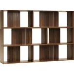 Set šesti ořechových modulárních polic Kave Home Litto II.