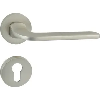 Dveřní kování Cobra dveřní kování SIGMA-R (nikl matný) Provedení: PZ (klika/klika, zámek FAB)