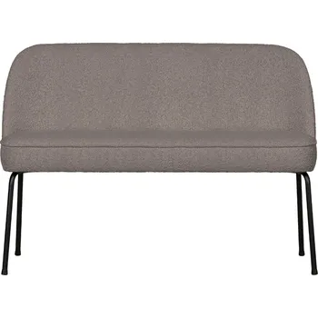 WOOOD Šedohnědá látková bouclé jídelní lavice Tergi 120 cm