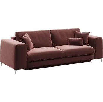 Pohovka Devichy Sametová rozkládací pohovka Rothe 256 cm