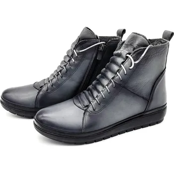 Dámské kozačky Dámská kotníková obuv 162-104-091 Bonamoor šedá Barva: šedá, Velikost: 39