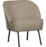 WOOOD Béžové bouclé křeslo Tergi