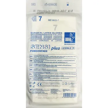 Pracovní rukavice Sterilní rukavice DONA SENSI Plus, latex PF - vel. 8,5 - 50 párů
