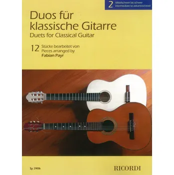 Duets for Classical Guitar 2 / 12 duet pro dvě klasické kytary