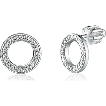 Náušnice Olivie Stříbrné náušnice KRUH 7937 Ag 925; ≤2 g.