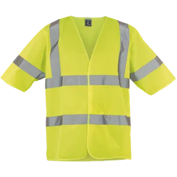 pracovní vesta ČERVA Vesta YARRA HV, krátký rukáv, zapínání na suchý zip, reflexní 0355000579002 M Žlutá