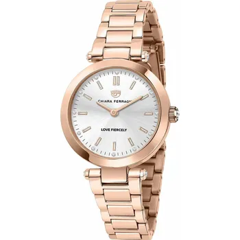 Hodinky Dámské hodinky Chiara Ferragni R1953103505 Růžová Stříbřitá (Ø 34 mm)