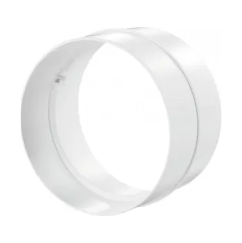 Domácí ventilátor Spojka vnitřní 100mm PVC VENTS 111 pro spojování potrubí 1001110