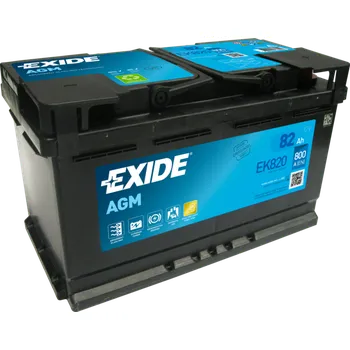Autobaterie Exide Micro-hybrid AGM 12V 82Ah 800A EK820 (Autobaterie Exide)