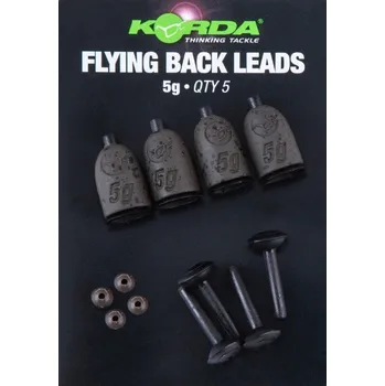 Zátěž pro ryby KORDA - Nahazovací zadní olova flying backleads 5g / 5ks