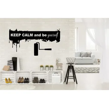 Samolepící dekorace Samolepka na zed - Keep Calm and be Yourself