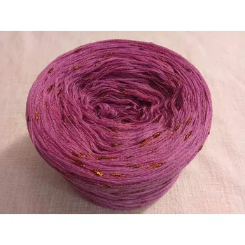 Příze Merino Berry Cream Lux 3-nitka 1000m s nopkovou nitkou (Merino klubko s nopky Berry Cream lux)