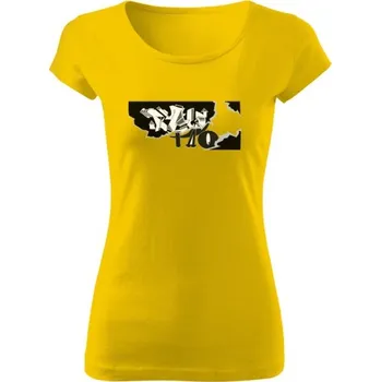 Dámské tričko Tričko s potiskem TaQ PaQ Letter for Women dámské